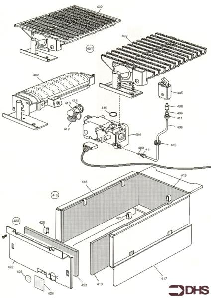 BURNER/ COMB. & GAS ASSY logo