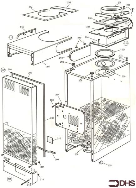 CASING AND FLUE ASSY logo