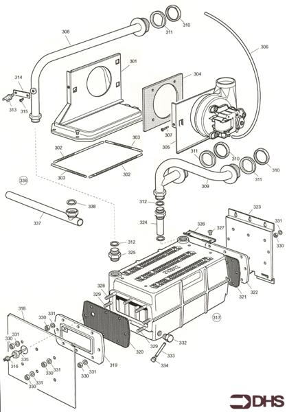 HEAT EXCH AND FLUEHOOD ASSY logo