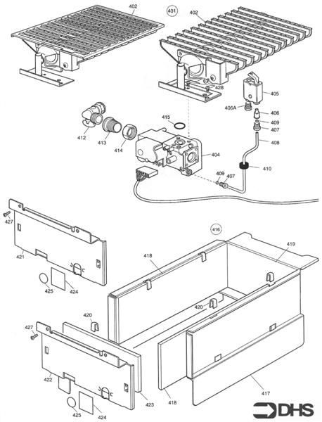 GAS ASSY AND COMB. CHAMBER 50- logo