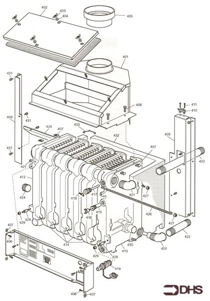 HEAT EXCHANGER - FLUE ASSY logo