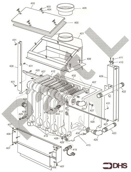 HEAT EXCHANGER - FLUE ASSY logo
