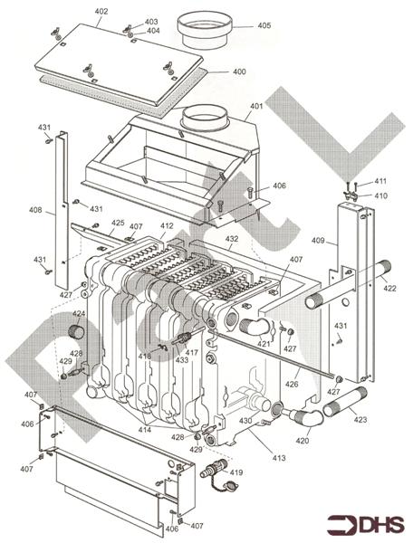 HEAT EXCHANGER - FLUE ASSY logo
