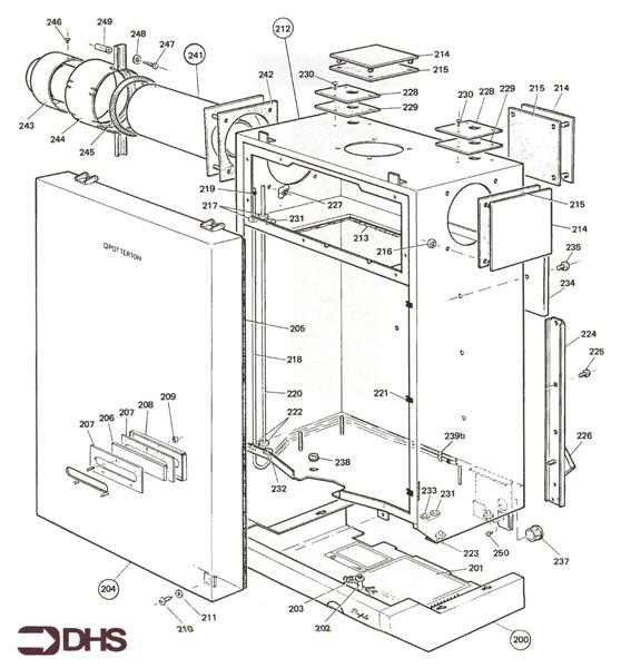 CASING AND FLUE ASSY logo