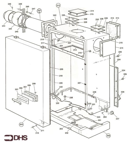CASING AND FLUE ASSY logo