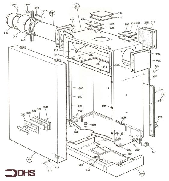 CASING AND FLUE ASSY logo