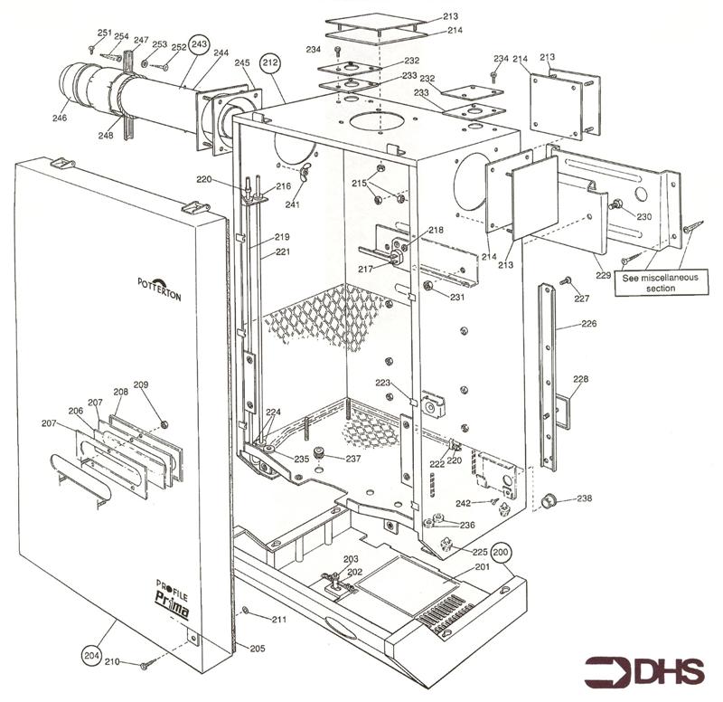 CASING AND FLUE ASSY logo