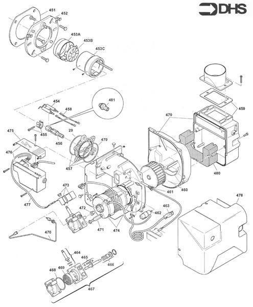 BURNER ASSY - RIELO RDB3 logo