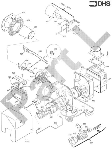 BURNER ASSY - RIELO RDB1 & 2 logo