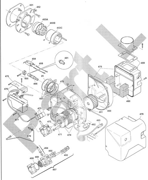 BURNER ASSY - RIELO RDB3 logo