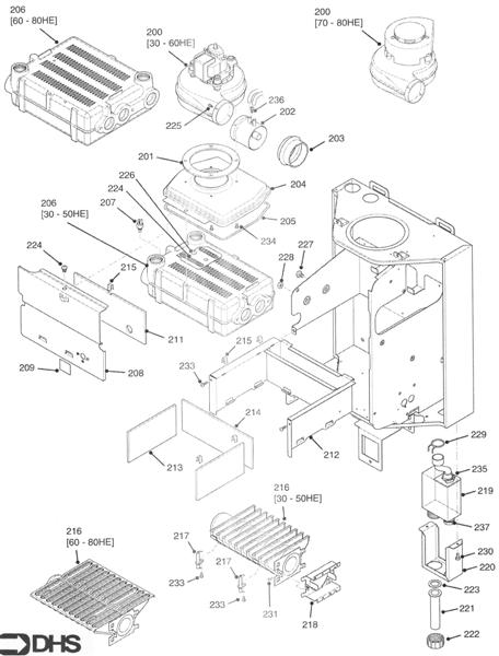 HEAT EXCH - FLUE - BURNER logo