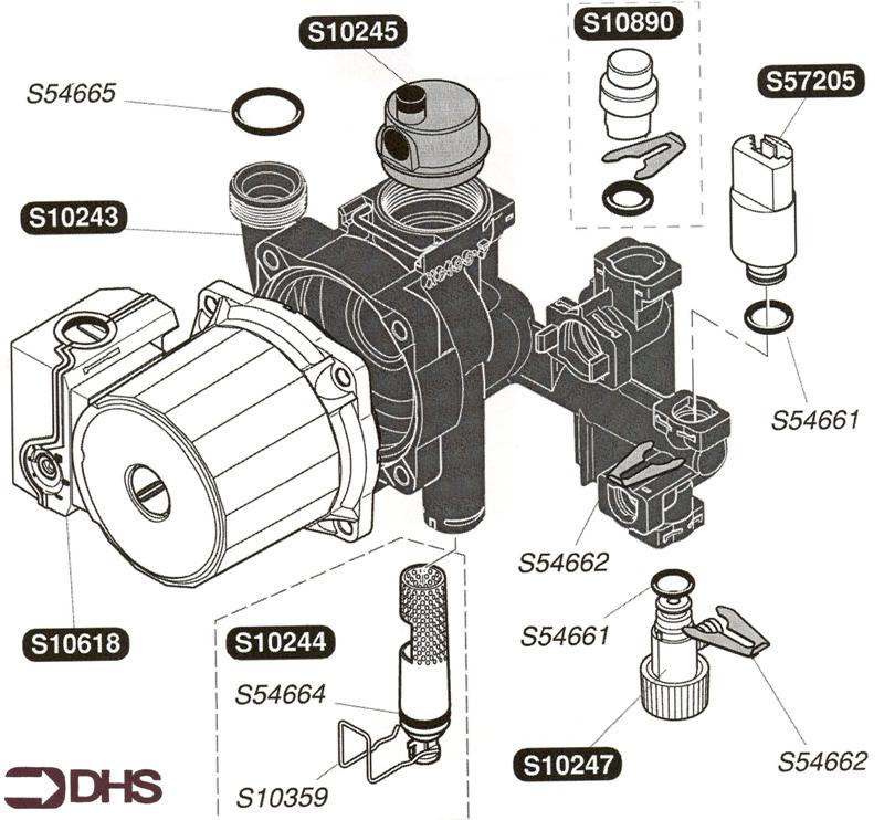 PUMP AND FLUE SENSOR logo