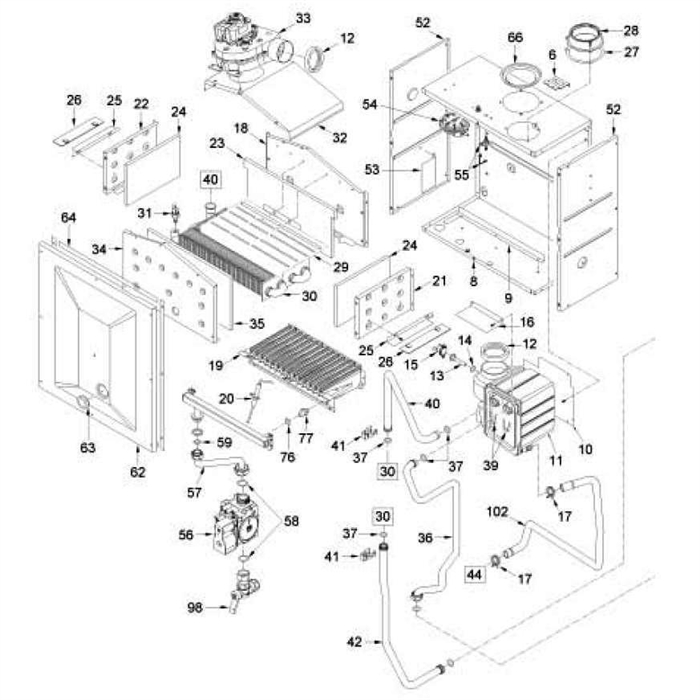 HEAT EXCHANGER/BOILER ASSY logo