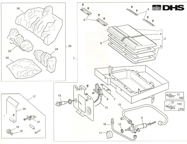 BURNER TRAY/CERAMICS logo