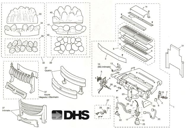 BURNER TRAY/CASTINGS/CERAMICS logo