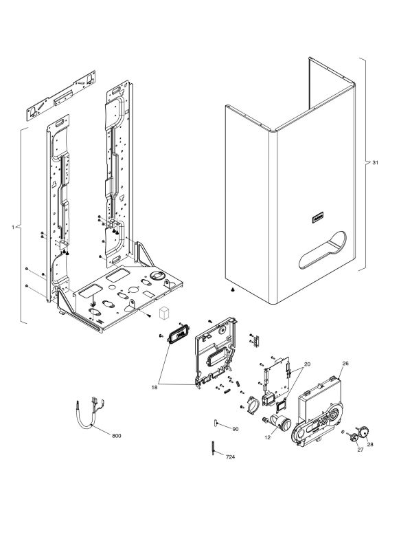 ELECTRIC/CASE COMPONENTS logo