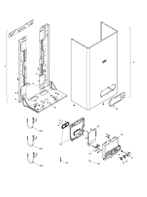 ELECTRIC/CASE COMPONENTS logo
