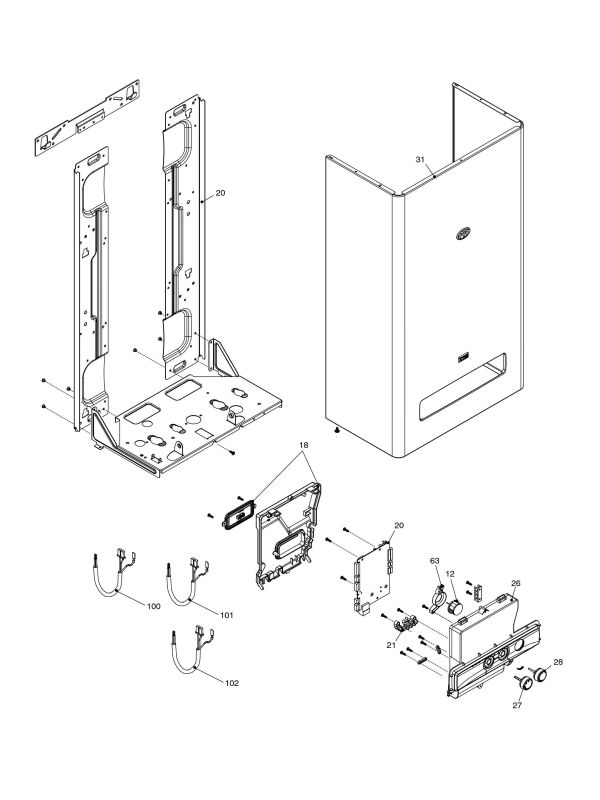 ELECTRIC/CASE COMPONENTS logo